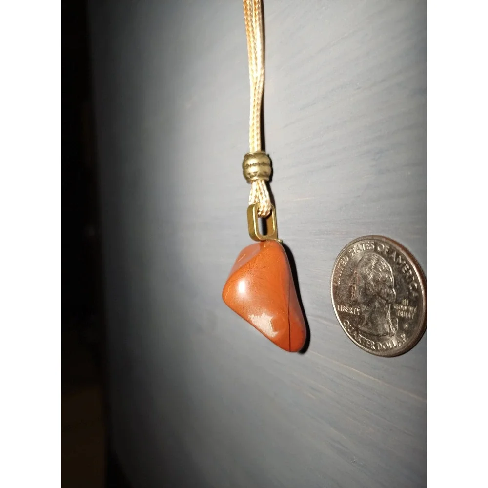 Red Jasper - Tumbled Stone Necklace